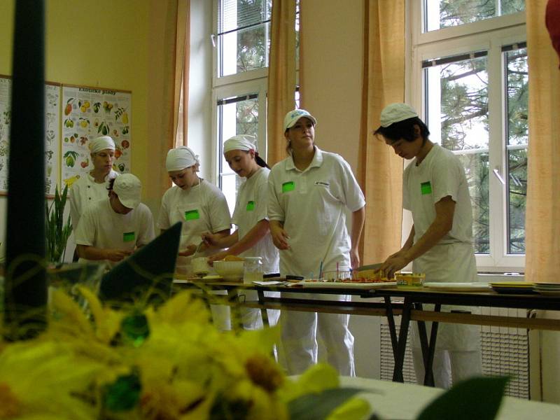 Studenti vrapického učiliště dostali novou počítačovou učebnu.Součástí byla i prezentace jednotlivých oborů.