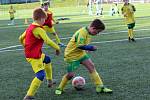 Meziokresní turnaj fotbalových výběrů U11 a U12 v Kladně-Švermově se zúčastnily týmy Kladno, Rakovník, Beroun a Mělník.