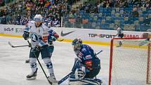 Rytíři Kladno - Škoda Plzeň. Zasahuje Landon Bow