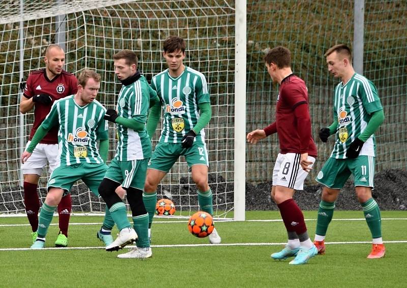 Sparta B porazila na Strahově v přípravě Hostouň 2:0.