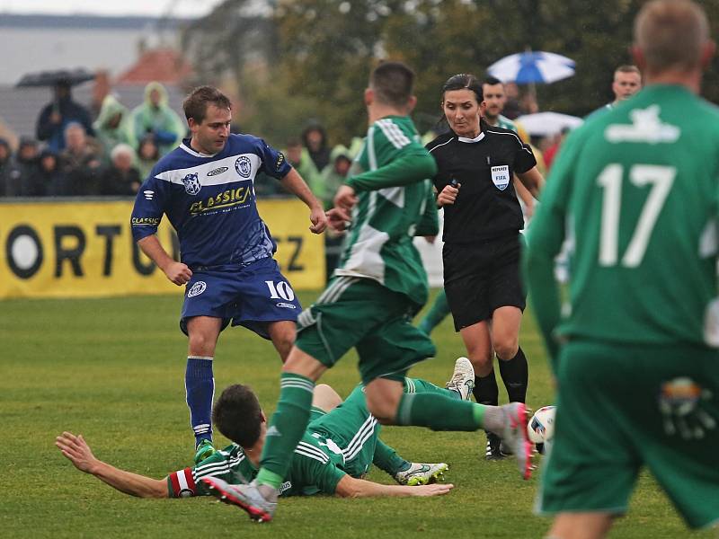 Sokol Hostouň - SK Kladno 1:3, Divize B, 8. 10. 2017