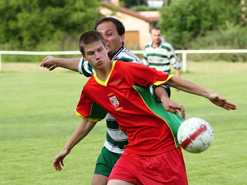 Slavoj Koleč - FK Žižice 1:0 , utkání III. tř., sk. B, okr. Kladno, 8. 6. 2013