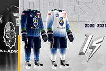 Nové dresy na sezonu 2020-21 představili Rytíři Kladno. Navrhl je Kanaďan Dallas Kirkpatrick.