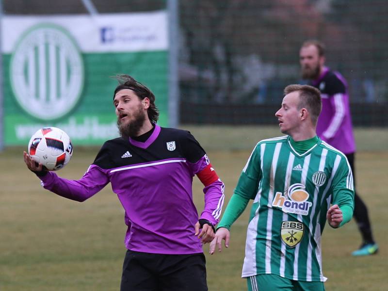 Sokol Hostouň - Tatran Rakovník 0:1, Divize B, 19. 3. 2017