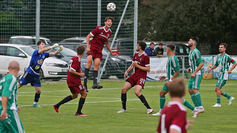 Sokol Hostouň - Sparta Praha U19 2:2, přátelské přípravné utkání 21.7. 2021