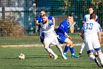 V divizním derby mezi Kladnem a Slaným se loni body dělily po remíze 2:2. Jakub Balšánek byl ještě v bílém dresu Kladna, teď už je ve Slaném