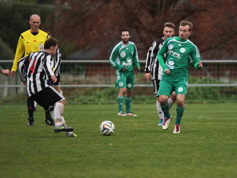 Sokol Hostouň - Mnichovohradišťský SK 2:0, Ondrášovka KP, 14. 11. 2015