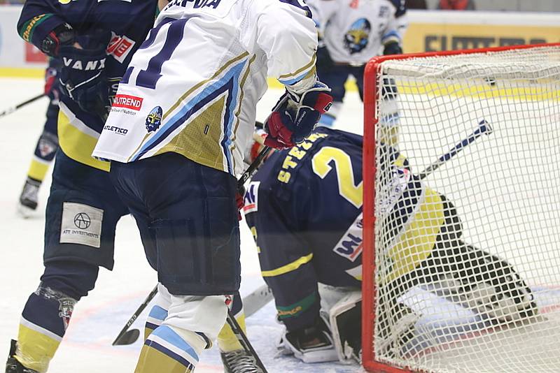 Hokejová Chance liga: Rytíři Kladno - HC Slovan Ústí nad Labem 3:2.