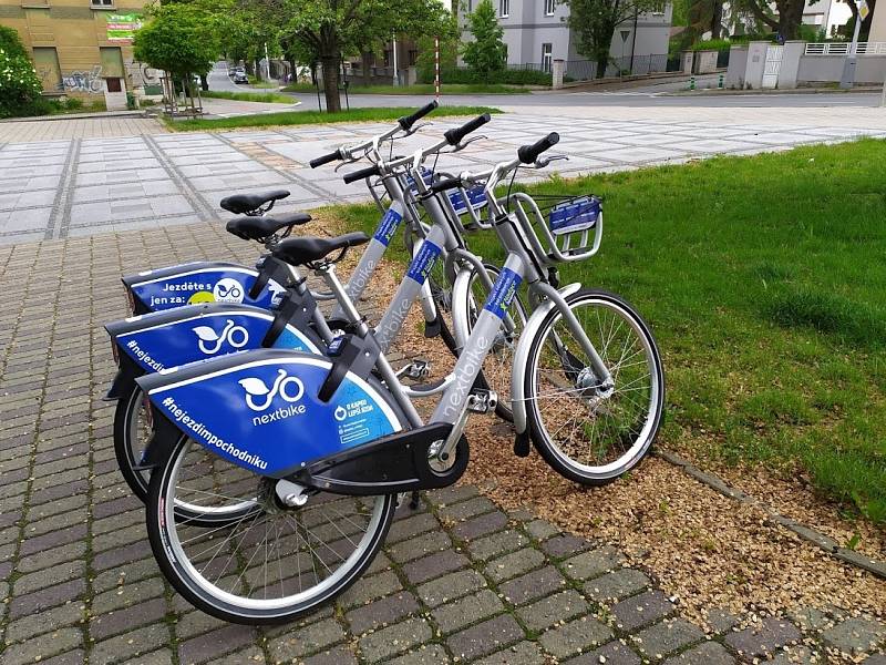 Sdílená kola Nextbike.