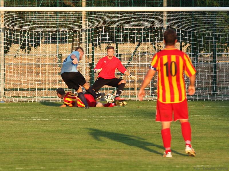 Sokol Lidice - SK Slaný B 4:3 pk, OP Kladno, 12. 9. 2015