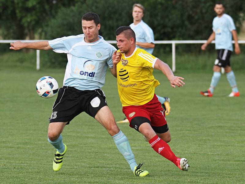 Sokol Hostouň - Dukla Jižní město 4:2, příprava 2. 8. 2017