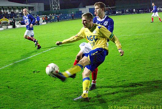 SK Kladno - FK Teplice 1:1, 13.k. Gambrinus ligy 2008/9