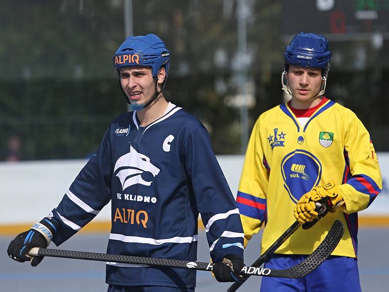 Alpiq Kladno – Kert Praha 0:2  , Kladno 18. 5. 2019, finále Extraligy hokejbalu 2018-9 , Kert vyhrál i třetí zápas a slaví titul.