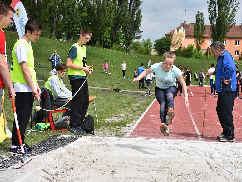 Krajské kolo sazka olympijského víceboje se konalo ve Slaném.