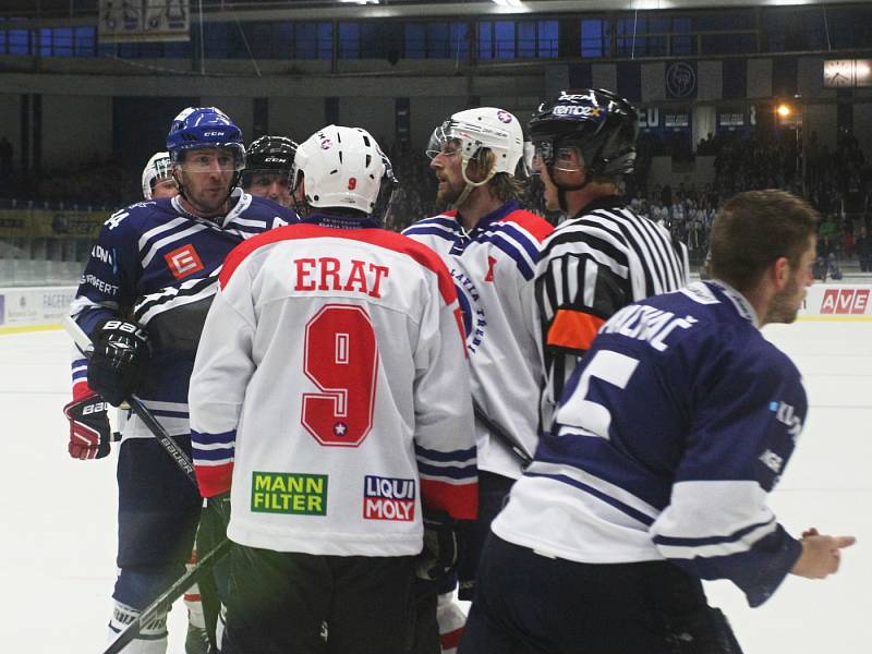 Rytíři Kladno – Horácká Slavia Třebíč 1:2 sn, WSM liga LH, 14. 9. 2015