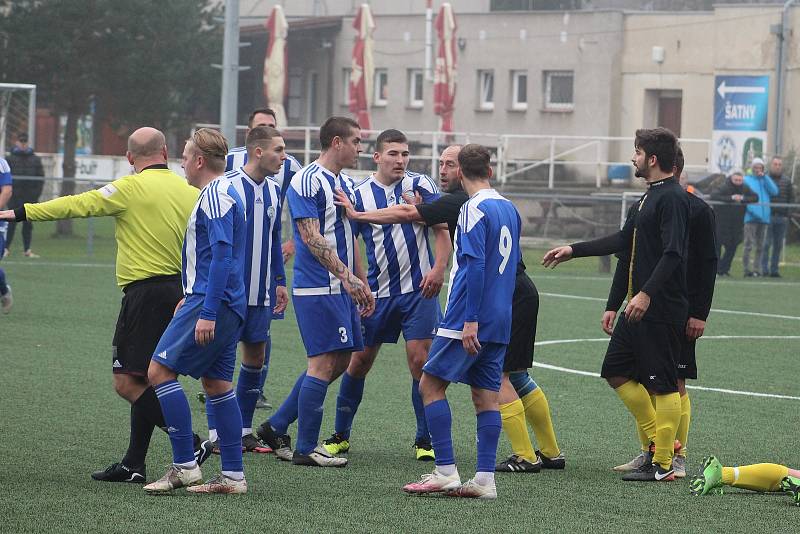 I. B třída: Slovan Velvary B - FC Mělník (0:1), hráno 6. listopadu 2022.