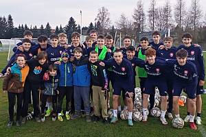 Soustředění reprezentace ČR U15 na Velké Dobré.