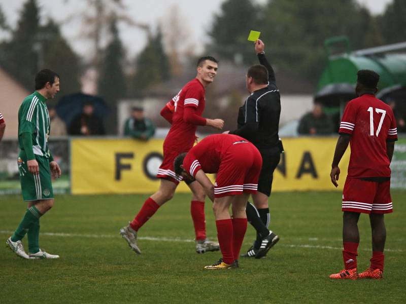 Sokol Hostouň - Meteor 1:0, Divize B, 12. 11. 2017 