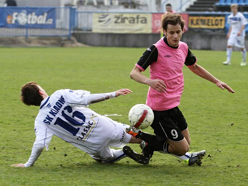 SK Kladno - FK Roudnice nad Labem 1:2, utkání 23.k. CFL. ligy 2011/12, hráno 14.4.2012