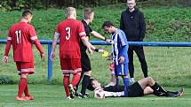 SK Baník Libušín - FC Čechie Velká Dobrá 3:1 (2:1), I.A tř., 16. 10. 2021