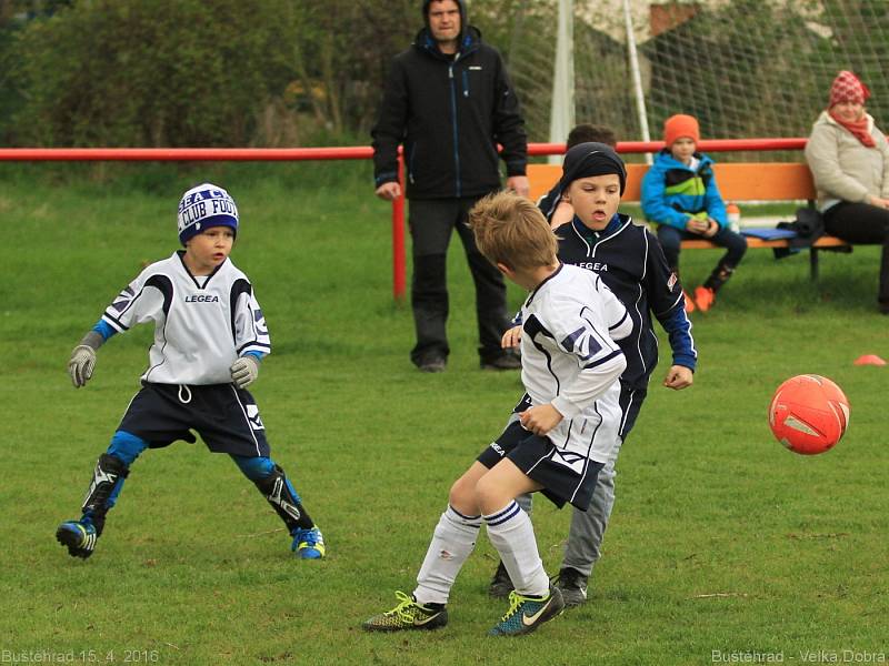 V Buštěhradu se vzájemně utkaly týmy mladších přípravek SK Buštěhrad, Čechie Velká Dobrá a Slavoje Pozdeň. Úspěch slavil opět kombinační fotbal "doberských", Buštěhradští chlapci si vybojovali také jedno utkání.