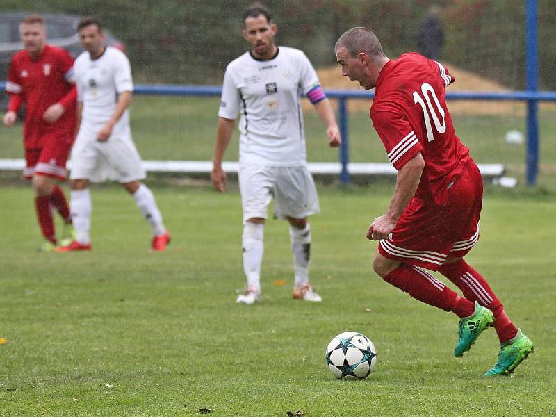 Baník Libušín - SK Hřebeč  2:3pk, KP, 23. 9. 2018