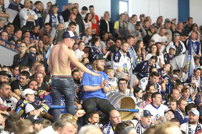 Kladno - Chomutov, domácí slavili s plným stadionem postup do extraligy