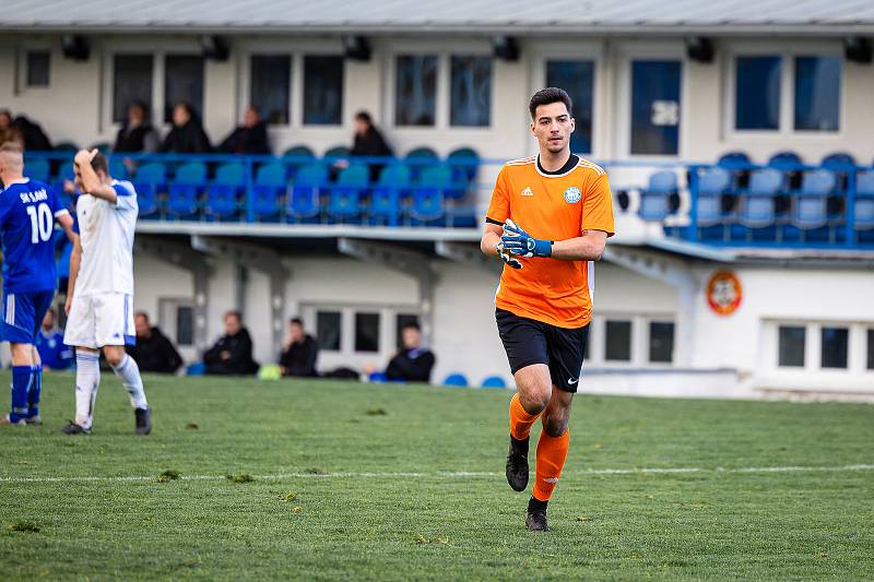 V divizním derby mezi Kladnem a Slaným se body dělily po remíze 2:2.