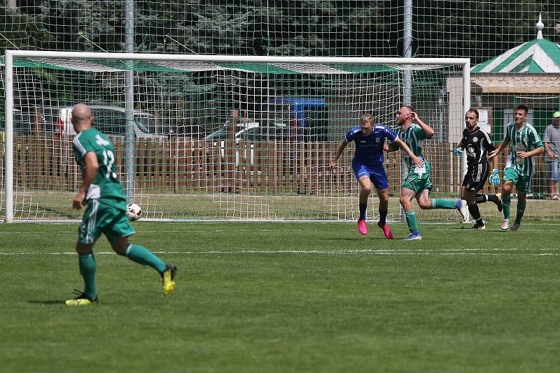 Sokol Hostouň - SK Český brod 1:2, příprava, 25. 7. 2020