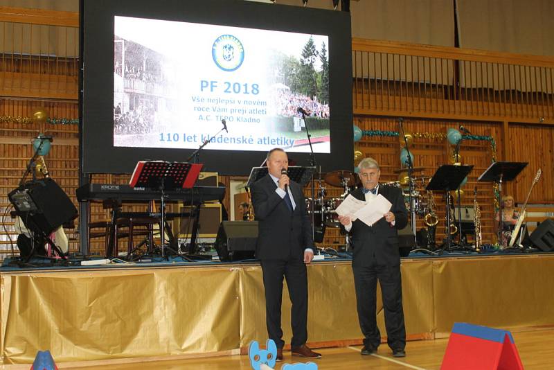 Oslava 110 let kladenské atletiky ve Sportovní hale Kladno.