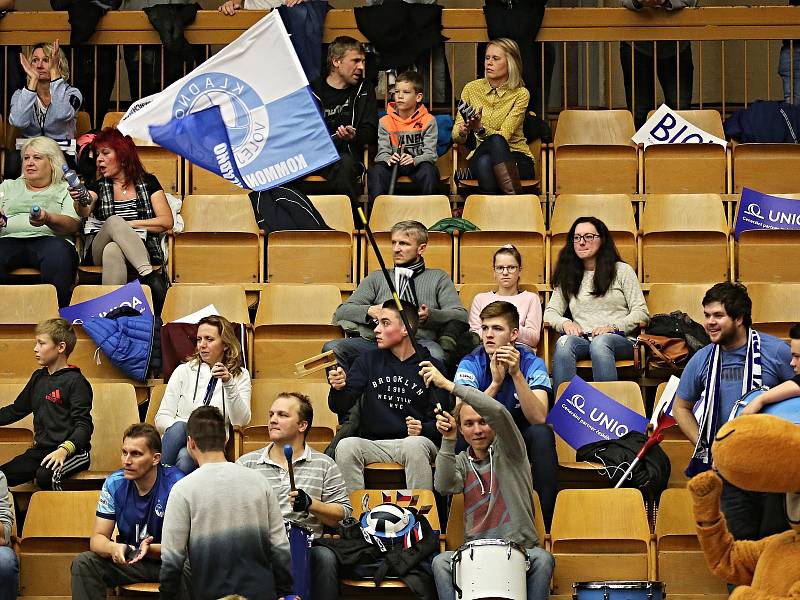 Kladno volejbal cz - Arcada Galati 3:2,  CEV Cup, Kladno, 7. 12. 2017