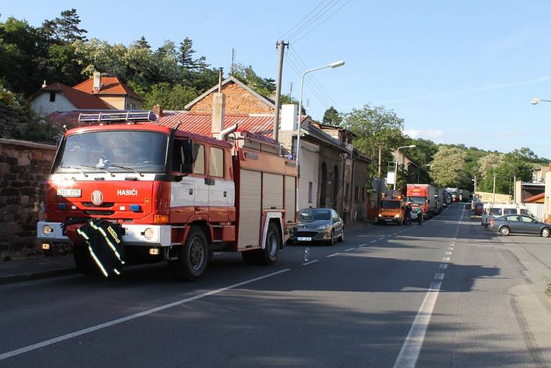 Zřícení zdi v Lázeňské ulici, 12. června