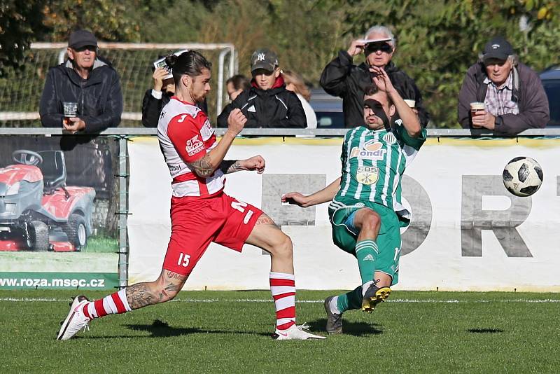 Sokol Hostouň - Povltavská FA 2:1 (1:1), ČFL, 4.10. 2020