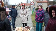 Do ulic se vydala široká škála maškar, nechyběli například tradiční medvědi.