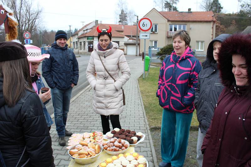 Do ulic se vydala široká škála maškar, nechyběli například tradiční medvědi.