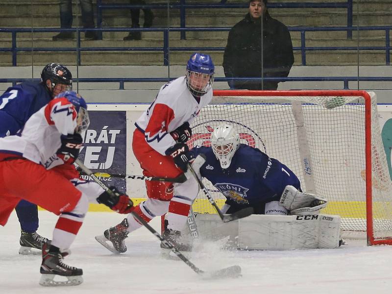 Česká republika - Finsko 3:2 sn, příprava U17 - 30. 12. 2018 Čez Stadion Kladno