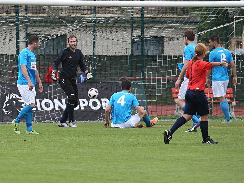 SK Hřebeč - TJ Unhošť 5:3, ,I.B třída skupina A, 4. 6. 2017 / Akce "Dneska první liga"