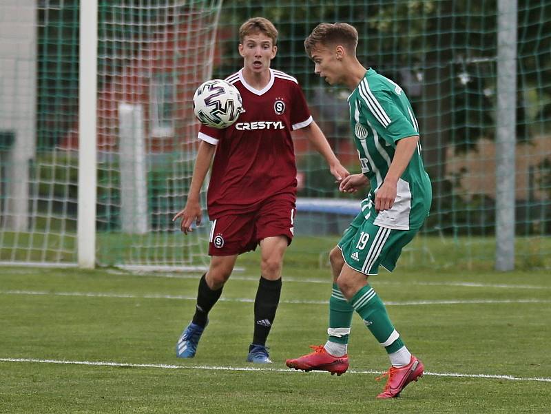 Sokol Hostouň - Sparta Praha U19 2:2, přátelské přípravné utkání 21.7. 2021