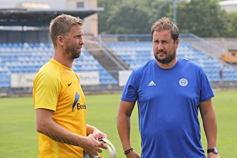 SK Kladno – SK Benešov 5:6 (1:6), MOL Cup 15. 8. 2020, Richard Kalod a Tomáš Procházka hrávali na Žižkově