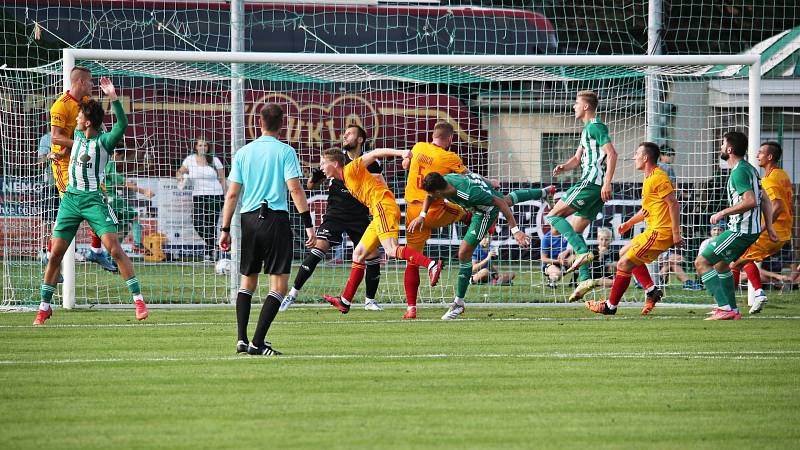 Sokol Hostouň - FK DUKLA Praha 0:3 (0:1), 1. kolo 24. 8. 2022