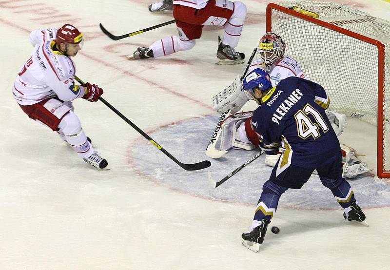 Rytíři Kladno - HC Oceláři Třinec, 34. kolo ELH 2012-13, 27.12.12