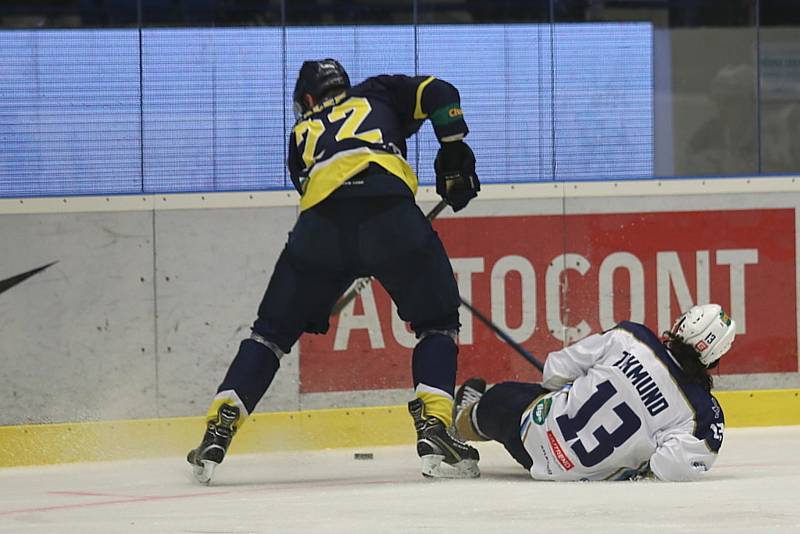 Hokejová Chance liga: Rytíři Kladno - HC Slovan Ústí nad Labem 3:2.