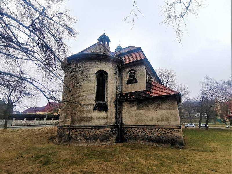 Kostel ve Švermově.