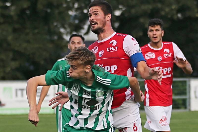 Sokol Hostouň - FK Pardubice 0:1 prodl., MOL CUP, 25. 8. 2021