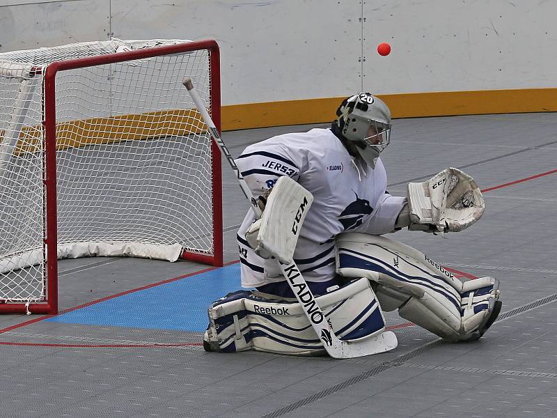 HBC ALPIQ Kladno — SK Sudoměřice 4:0, Extraliga hokejbalu , 4. 11. 2017