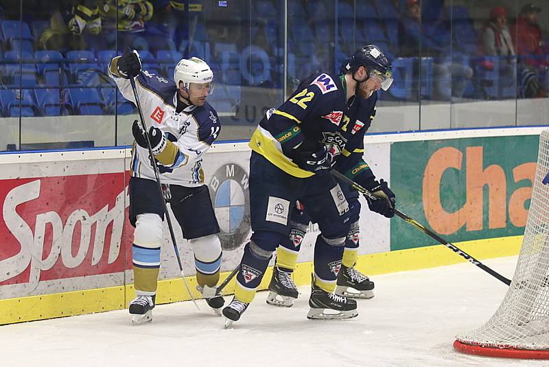 Hokejová Chance liga: Rytíři Kladno - HC Slovan Ústí nad Labem 3:2.