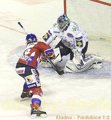 HC GEUS OKNA Kladno - HC Eaton Pardubice  1:2 , 34.k. O2  ELH 2009/10, hráno 23.12.2009