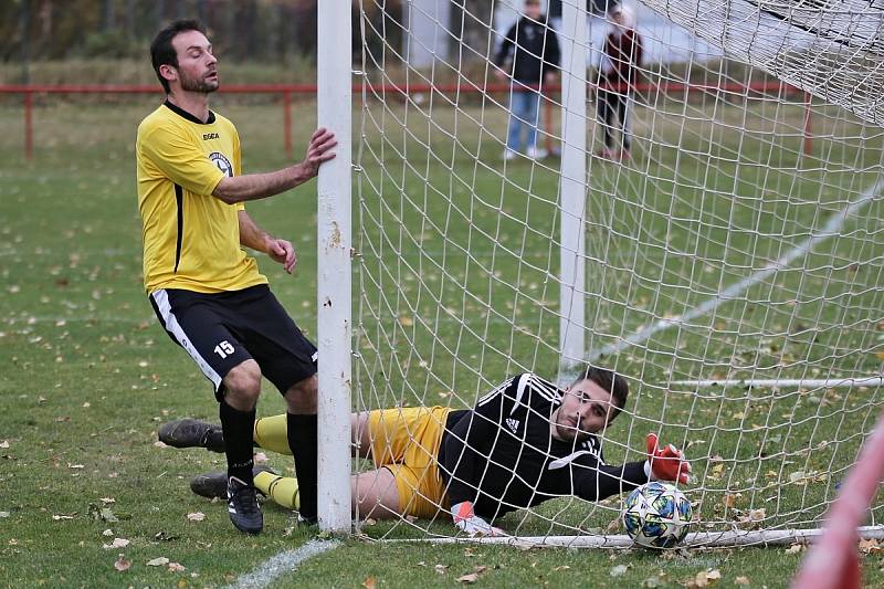 Sportovní klub Buštěhrad z.s. - SK Baník Libušín, z.s. "B" 4:1 (2:1), OP Kladno, 23. 10. 2021