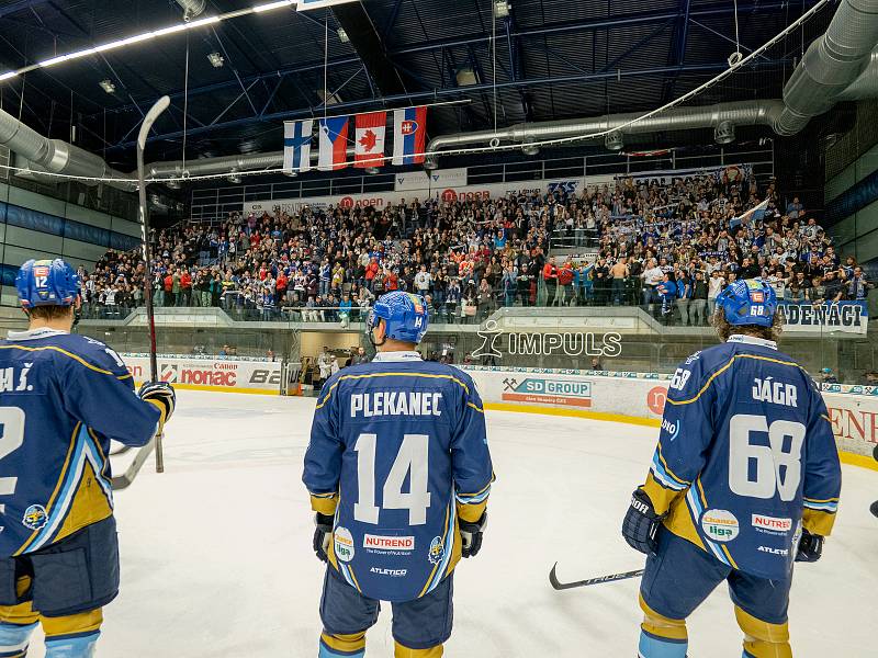 Kladno porazilo Piráty 2:1 dvěma góly z hokejky Jaromíra Jágra.