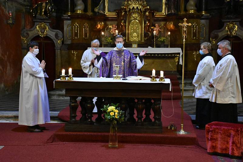 Ve Slaném se konala mše za zesnulého faráře P. Pavla Táborského.